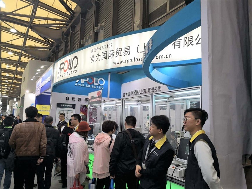 我們在Productronica China 2019展出。